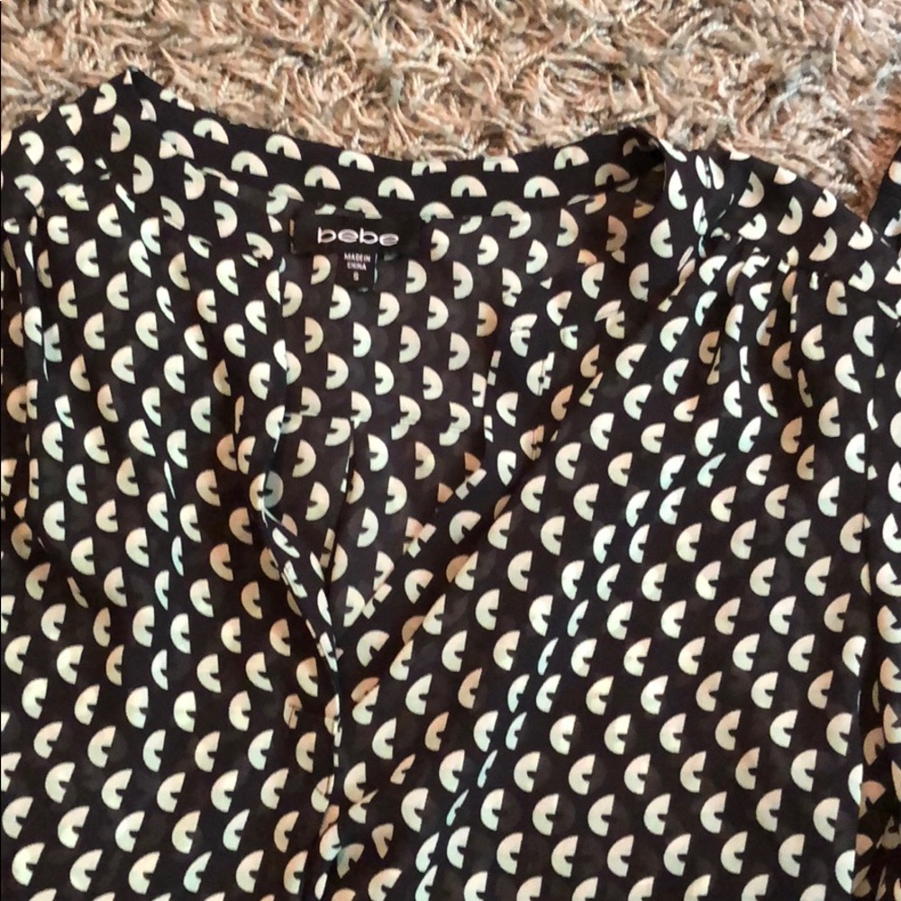 Bebe Patterned Blouse - image 1